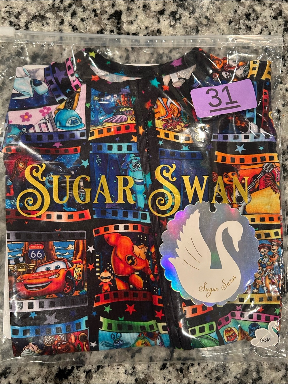 Sugar Swan Disney Bamboo Zippy